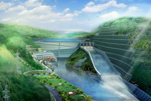 札达老挝南塔河1号水电站项目